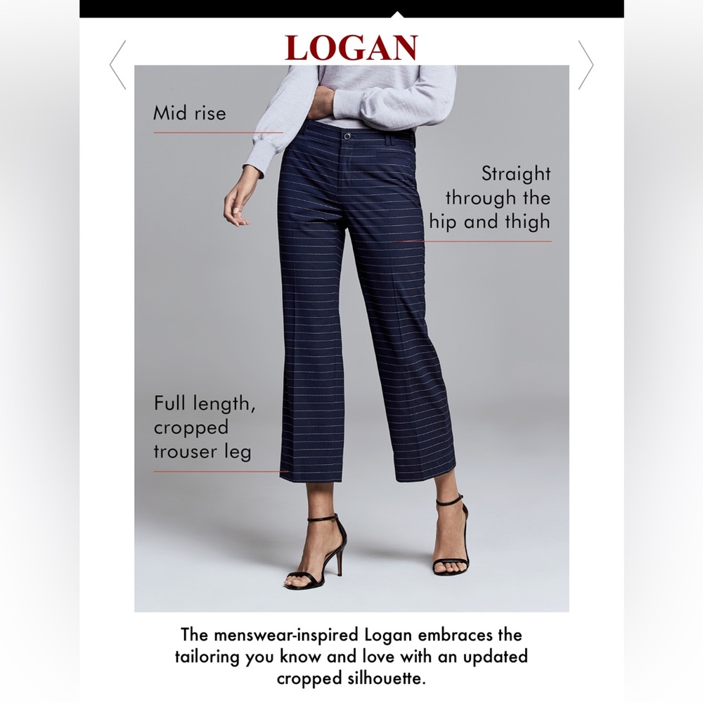 Banana Republic Logan Curvy Fit pants size 4